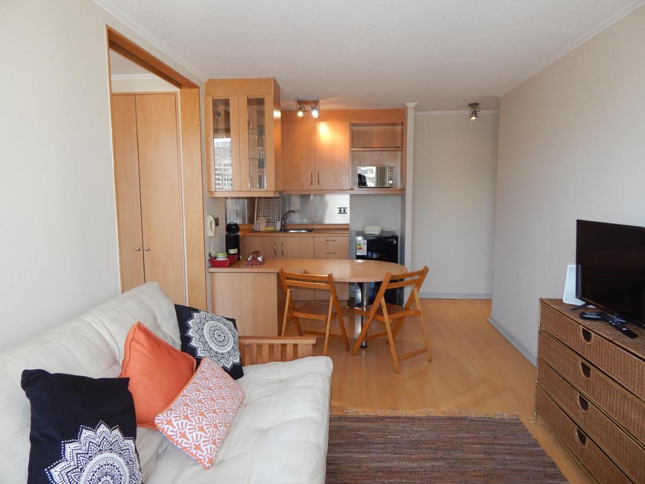 1201 Departamento Vs Centro Vina Lägenhet Vina del Mar Exteriör bild