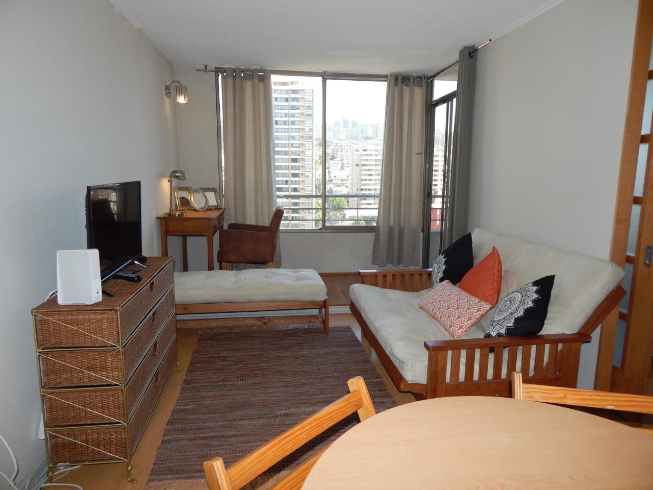 1201 Departamento Vs Centro Vina Lägenhet Vina del Mar Exteriör bild